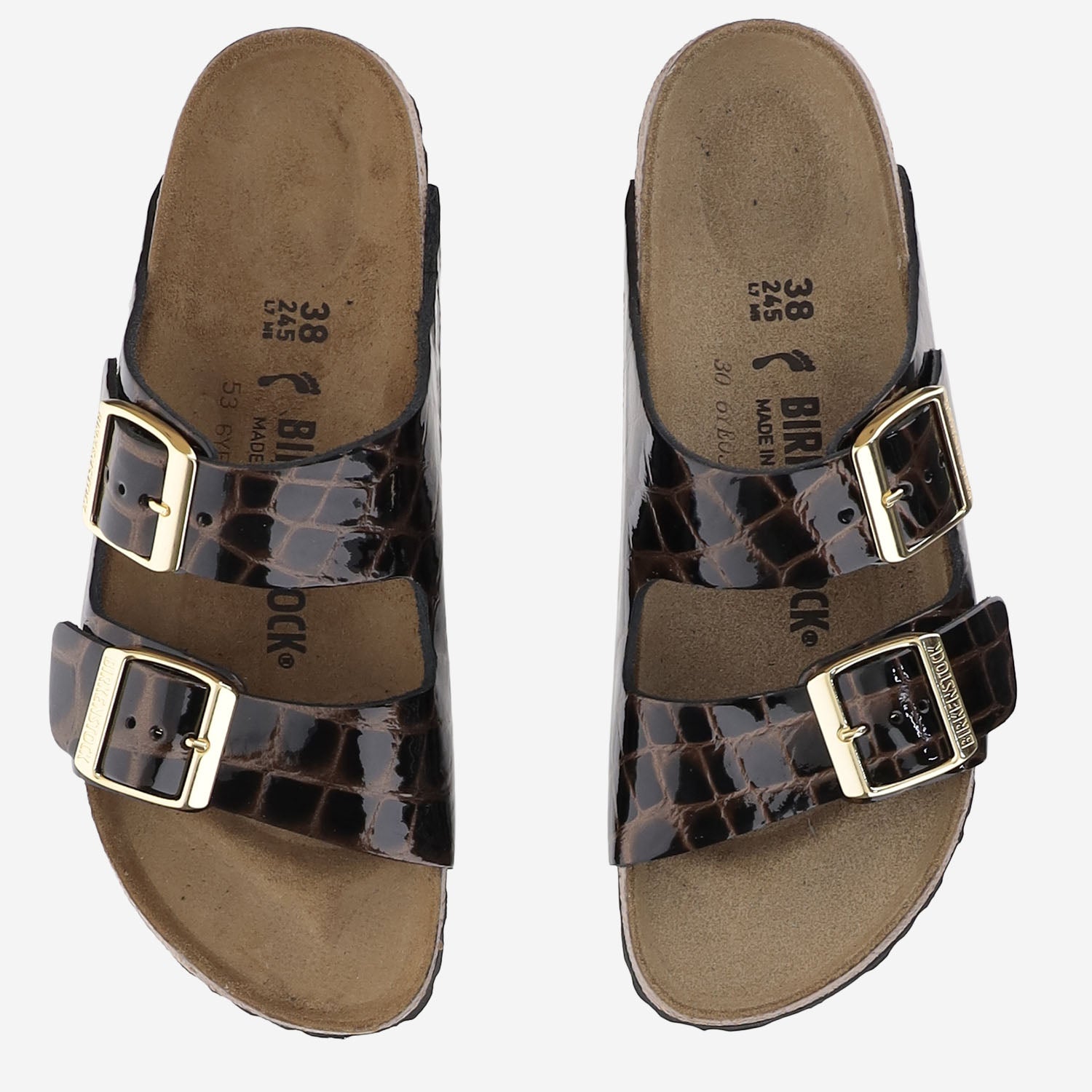 SANDALI ARIZONA IN PELLE 1032864 BLACK BIRKENSTOCK 
