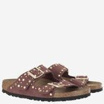 SANDALI ARIZONA RIVET IN SUEDE 1032876 PEPPER BIRKENSTOCK 