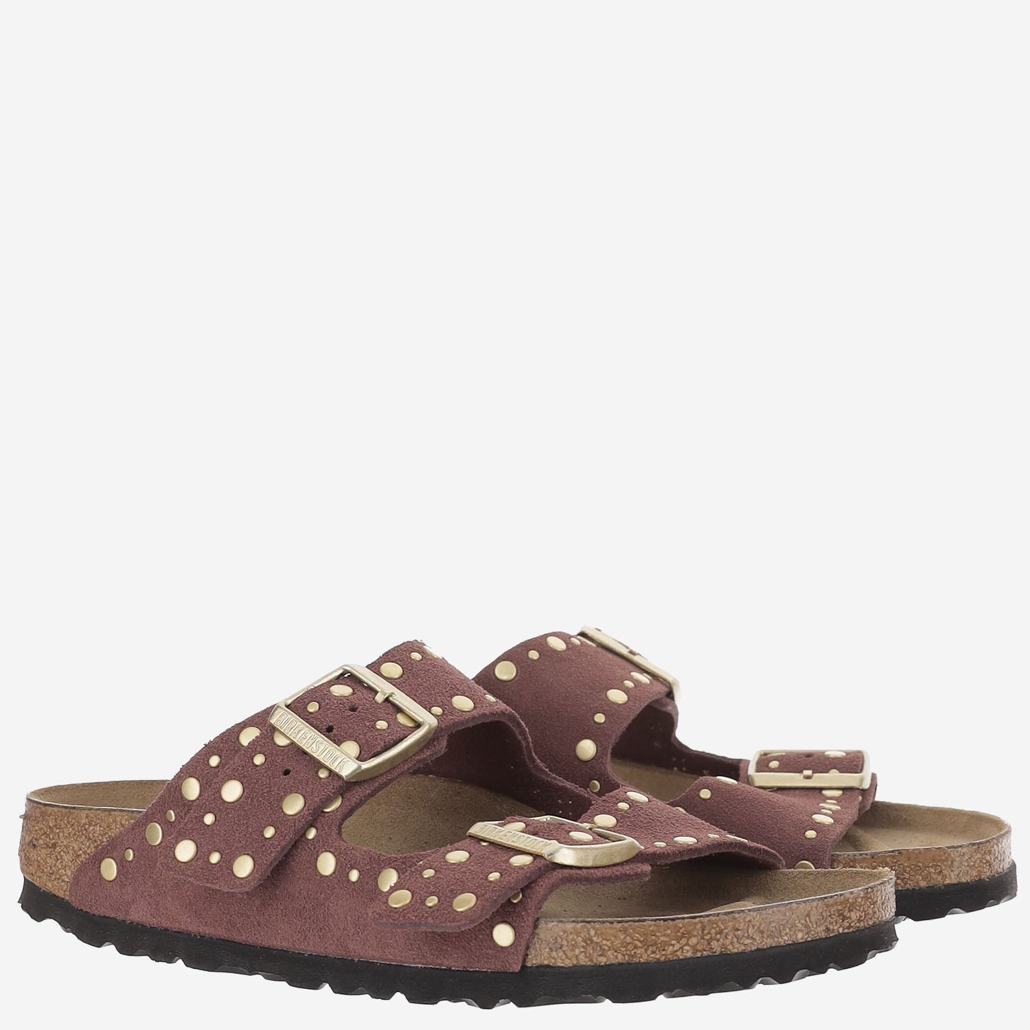SANDALI ARIZONA RIVET IN SUEDE 1032876 PEPPER BIRKENSTOCK 