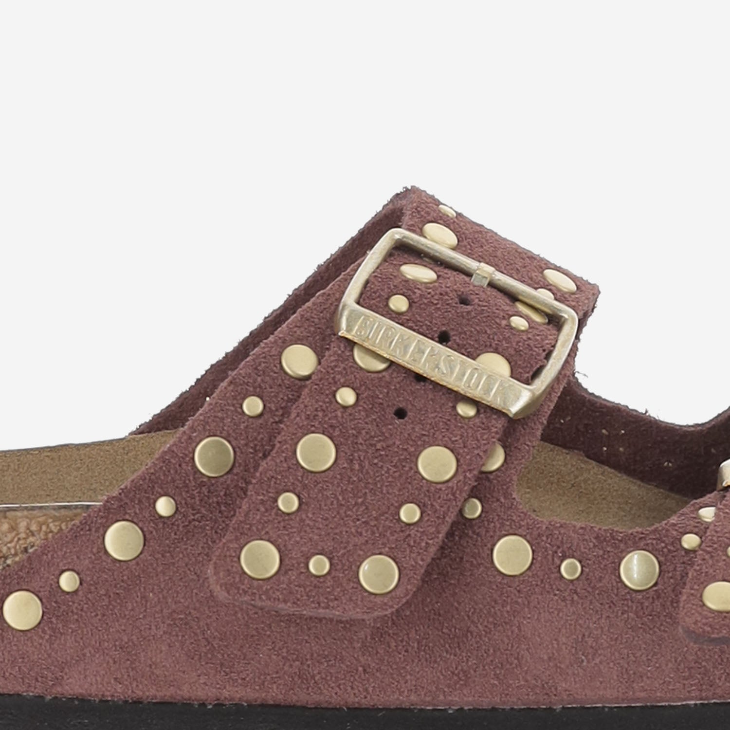 SANDALI ARIZONA RIVET IN SUEDE 1032876 PEPPER BIRKENSTOCK 