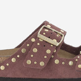 SANDALI ARIZONA RIVET IN SUEDE 1032876 PEPPER BIRKENSTOCK 