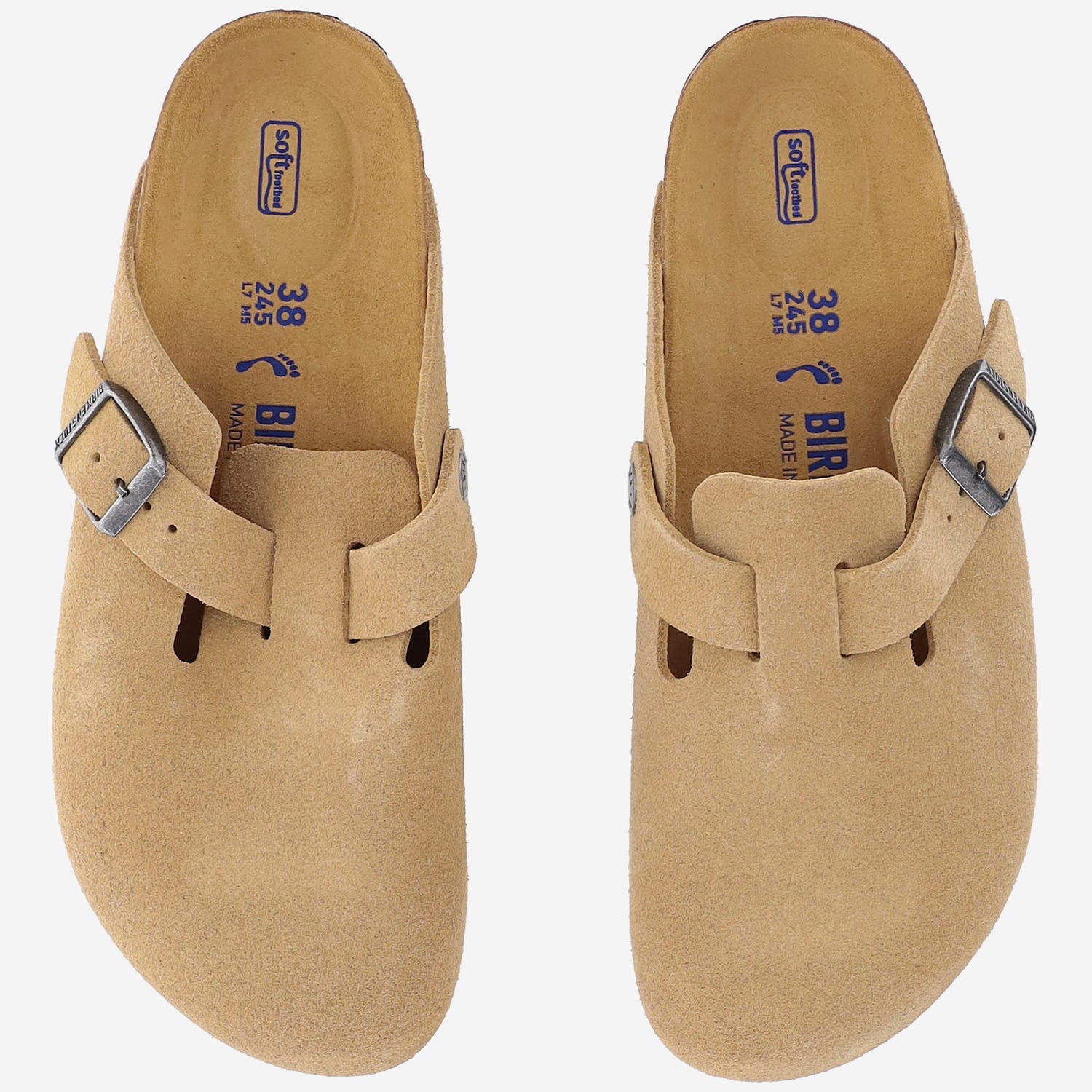 SABOT BOSTON IN PELLE 1033067 CORKBROWNTONAL BIRKENSTOCK 
