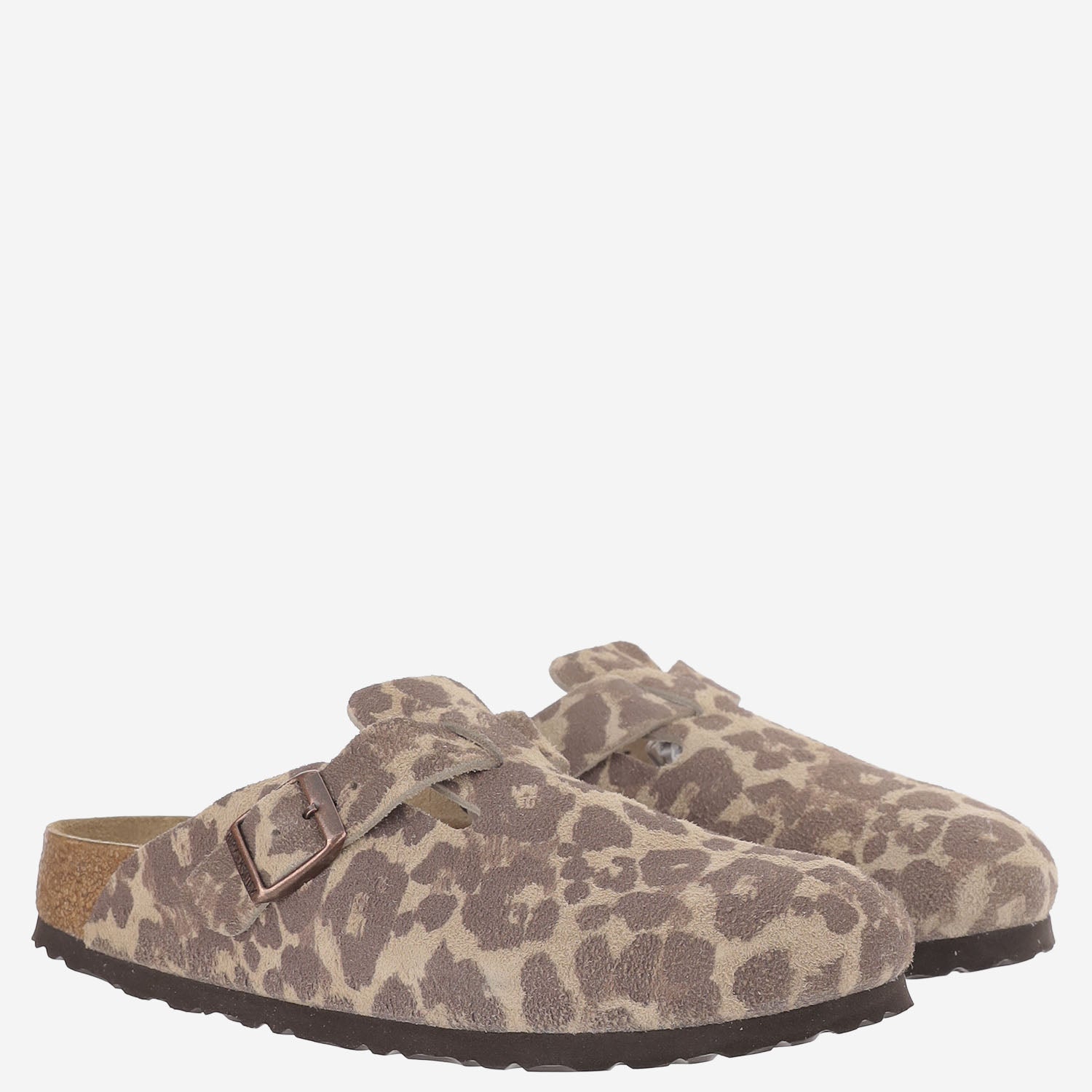 SABOT BOSTON IN PELLE SCAMOSCIATA 1033324 SANDCASTLE BIRKENSTOCK 