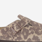 SABOT BOSTON IN PELLE SCAMOSCIATA 1033324 SANDCASTLE BIRKENSTOCK 