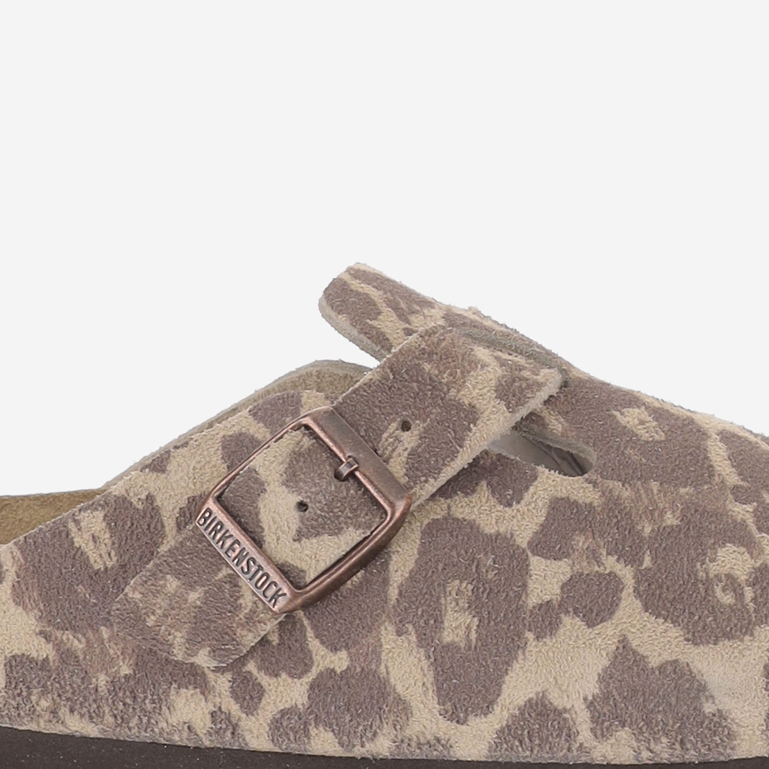 SABOT BOSTON IN PELLE SCAMOSCIATA 1033324 SANDCASTLE BIRKENSTOCK 