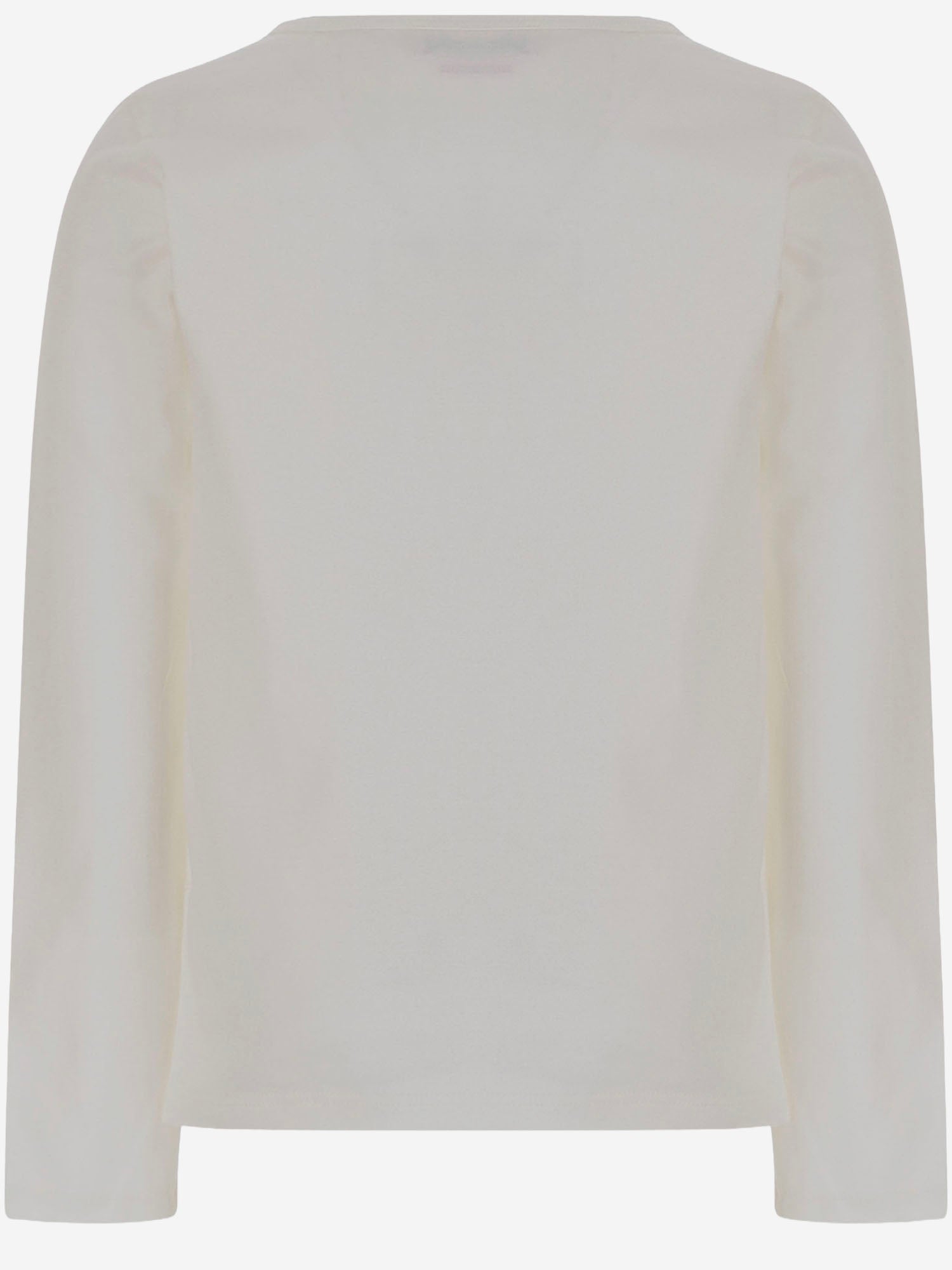 T-SHIRT A MANICHE LUNGHE IN COTONE CON STAMPA N06GTSK00001 102F BONPOINT KIDS 