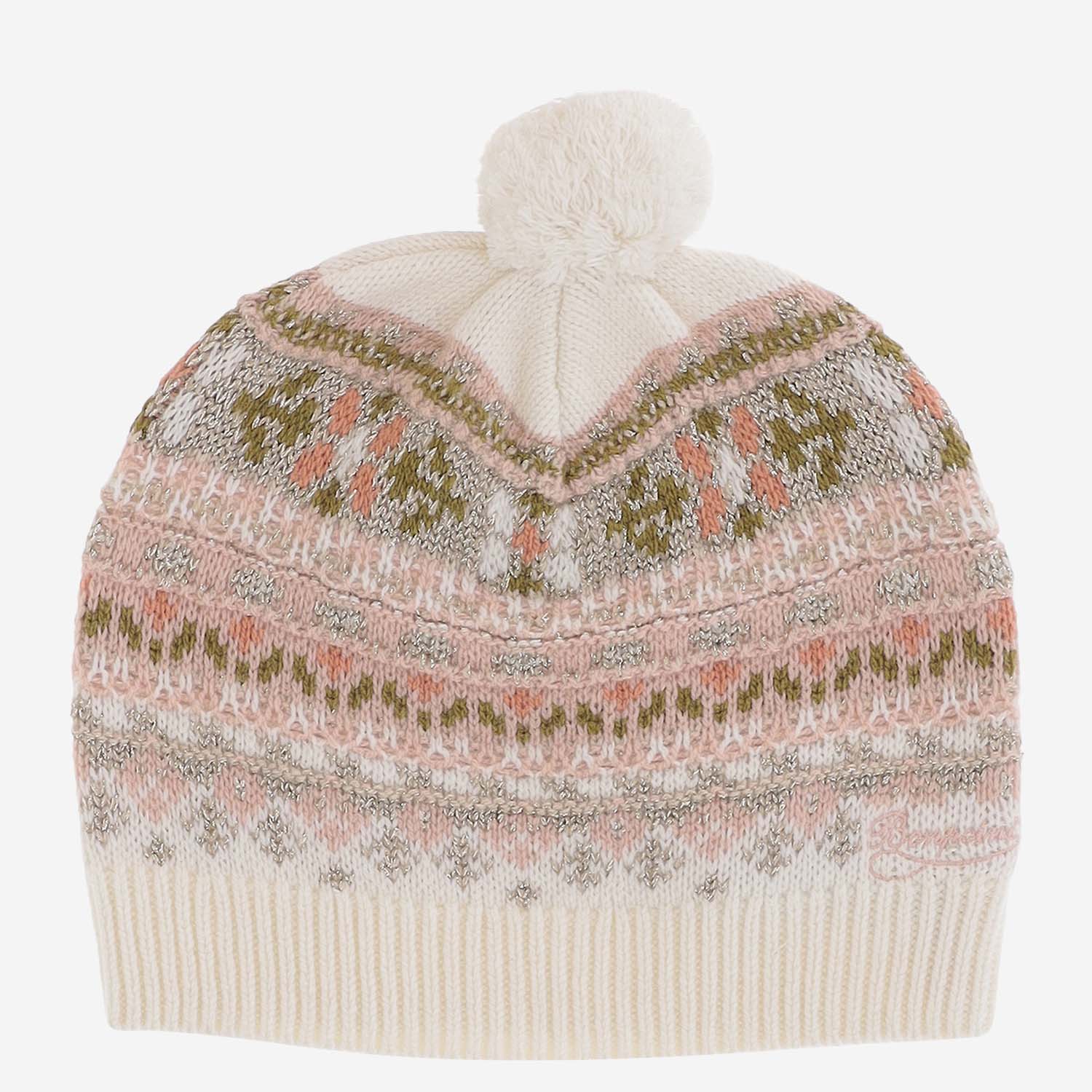 BERRETTO IN LANA CON POMPON W06GACK00026 902 BONPOINT KIDS 