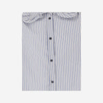 CAMICIA IN COTONE A RIGHE CON COLLETTO ARRICCIATO W06GBLW00003 214 BONPOINT KIDS 