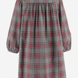 ABITO IN COTONE CON MOTIVO A QUADRI W06GDRW00023 381 BONPOINT KIDS 