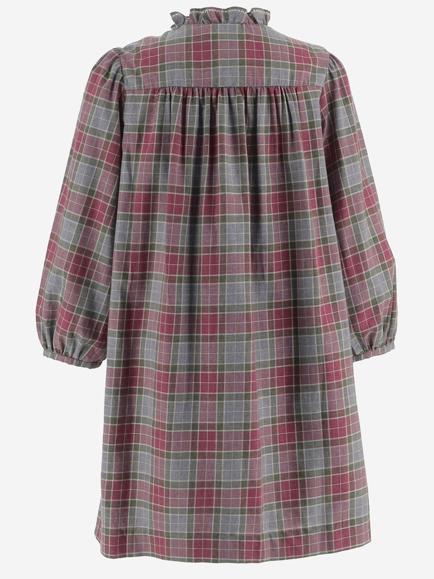 ABITO IN COTONE CON MOTIVO A QUADRI W06GDRW00023 381 BONPOINT KIDS 