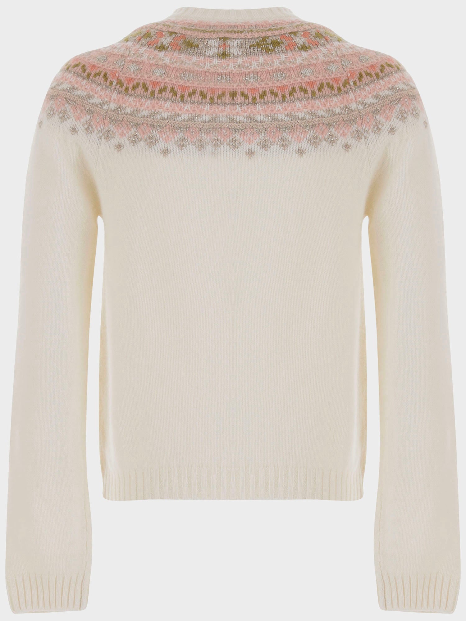 Maglione Mirela in misto lana con ricami W06GJUK00009 902 BONPOINT KIDS 