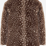 CAPPOTTO IN PELLICCIA SINTETICA CON MOTIVO CERBIATTO W06GOUW00012 667B BONPOINT KIDS 