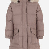 PIUMINO CON CAPPUCCIO IN PELLICCIA SINTETICA W06GOUW00013 068A BONPOINT KIDS 