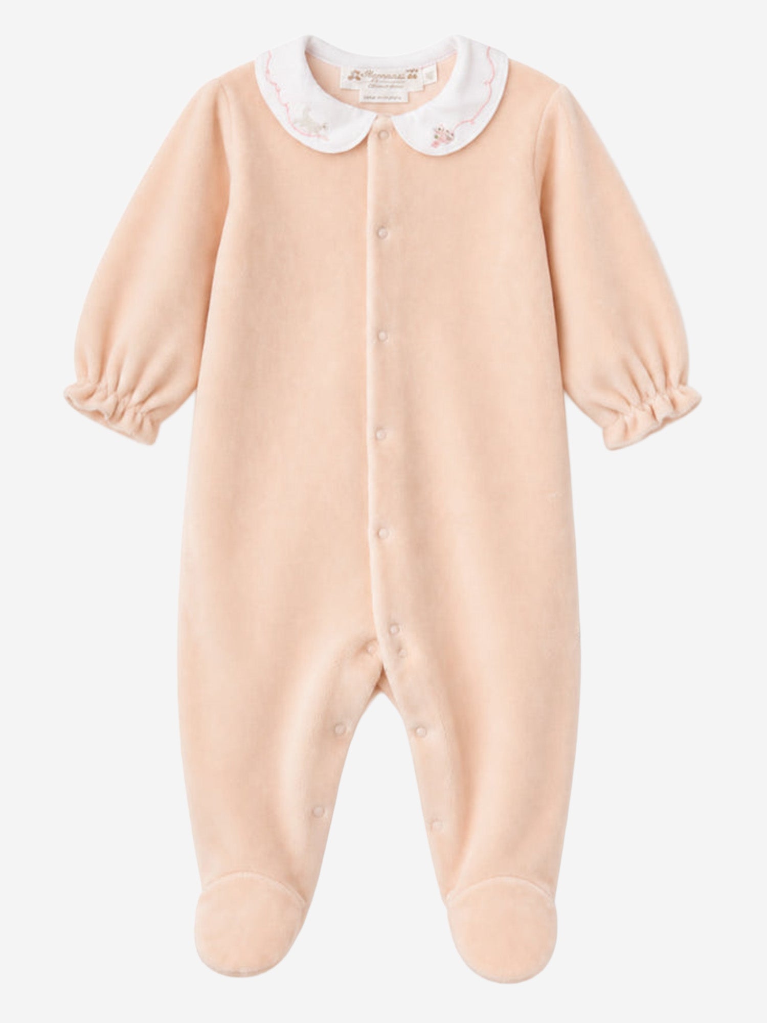 BODY IN MISTO COTONE CON COLLETTO RICAMATO W06NNIK00002 024 BONPOINT KIDS 