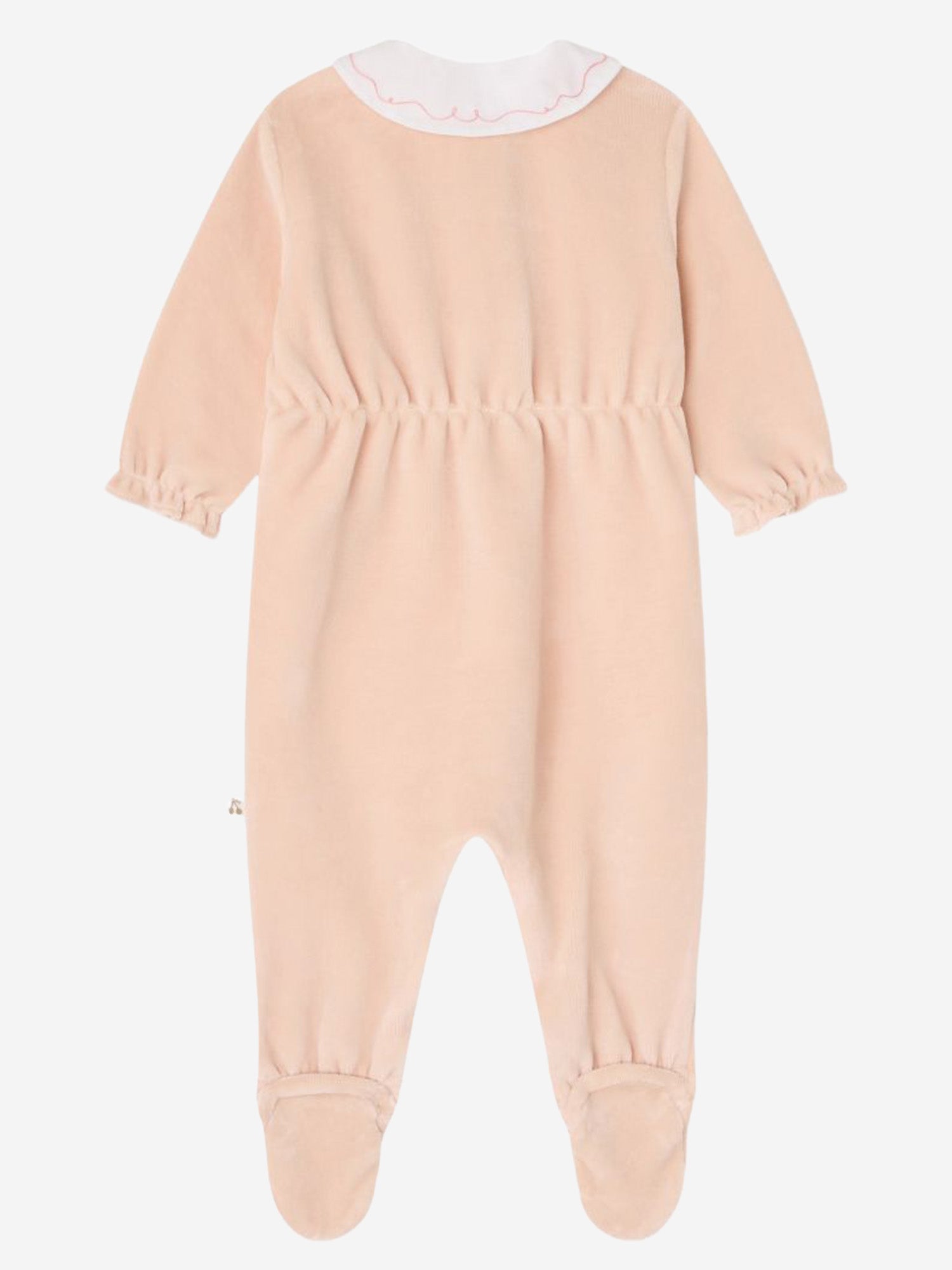 BODY IN MISTO COTONE CON COLLETTO RICAMATO W06NNIK00002 024 BONPOINT KIDS 