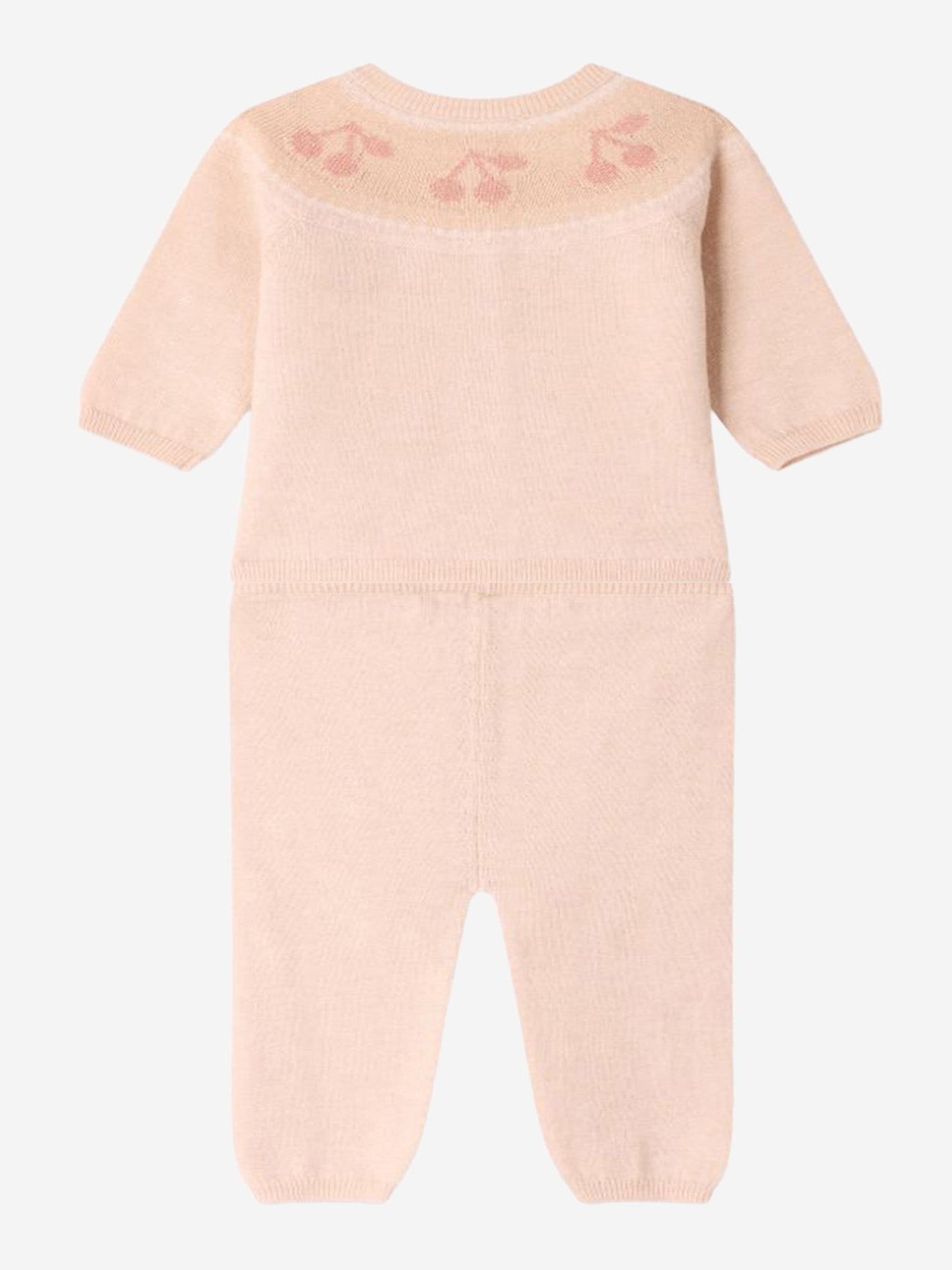 COMPLETINO IN COTONE E LANA CON MOTIVO RICAMATO W06NSEK00020 923 BONPOINT KIDS 