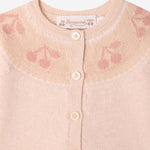 COMPLETINO IN COTONE E LANA CON MOTIVO RICAMATO W06NSEK00020 923 BONPOINT KIDS 