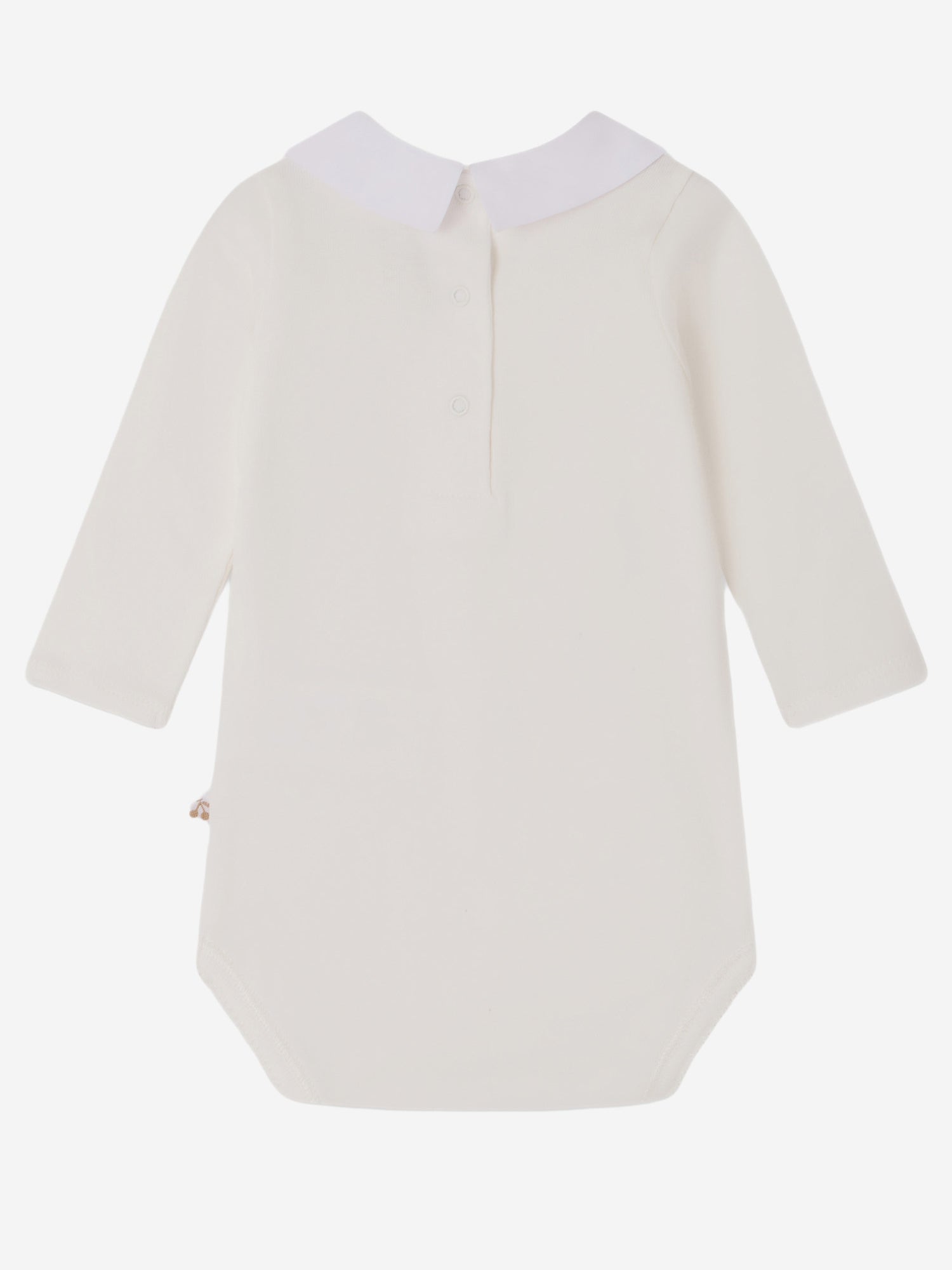 BODY IN COTONE CON COLLETTO RICAMATO W06OUNK00002 002 BONPOINT KIDS 