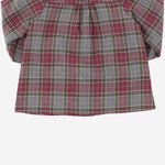 CAMICIA IN COTONE CON MOTIVO A QUADRI W06XBLW00009 381 BONPOINT KIDS 