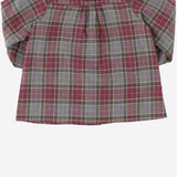 CAMICIA IN COTONE CON MOTIVO A QUADRI W06XBLW00009 381 BONPOINT KIDS 