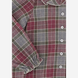 CAMICIA IN COTONE CON MOTIVO A QUADRI W06XBLW00009 381 BONPOINT KIDS 