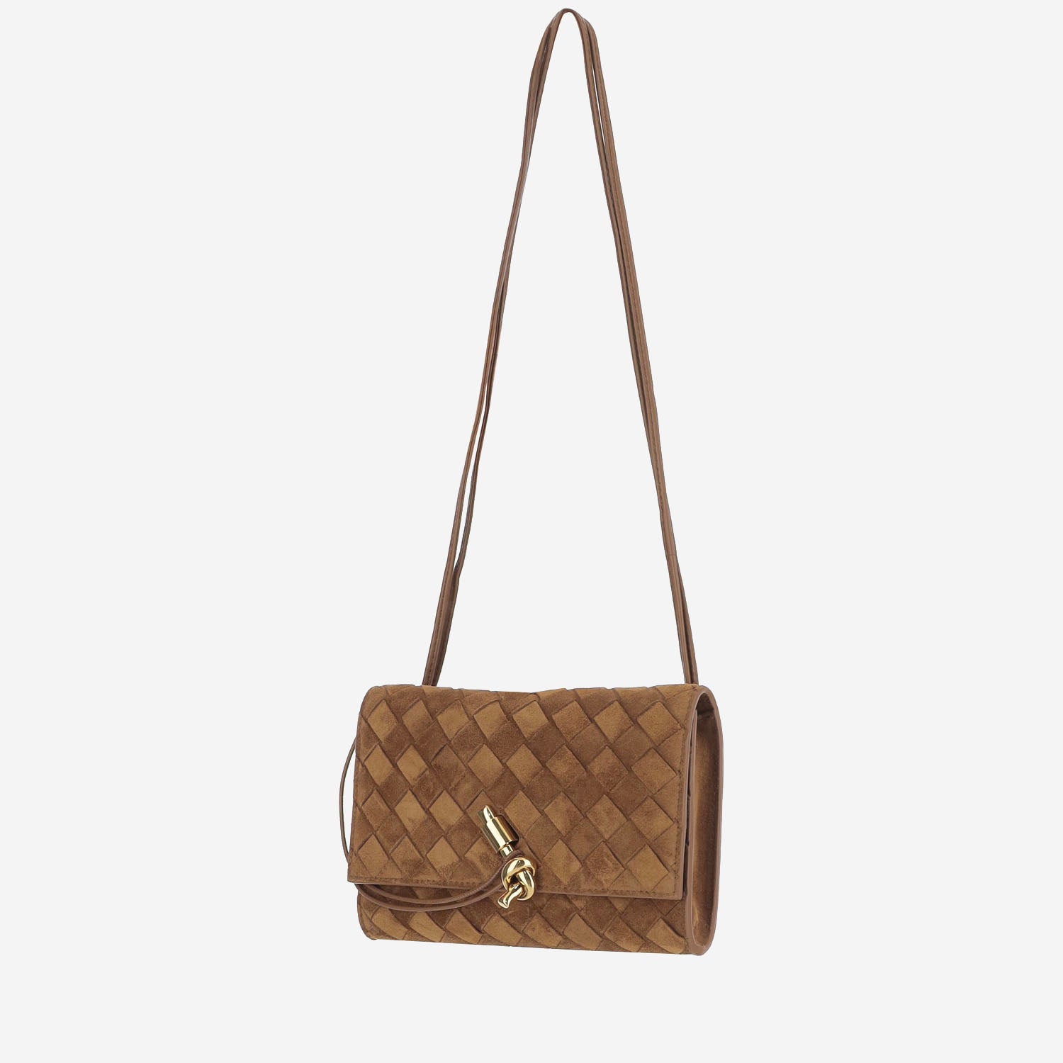POCHETTE ANDIAMO IN PELLE SCAMOSCIATA 836940 V5ZZ49874 BOTTEGA VENETA 