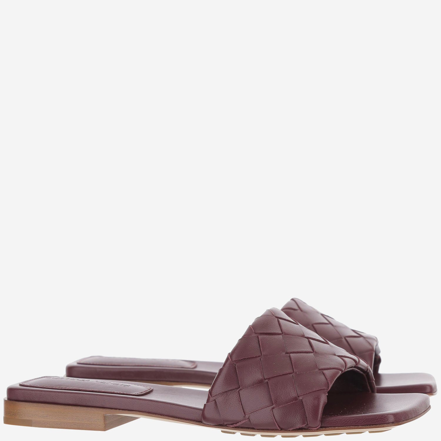 SANDALI IN PELLE CON MOTIVO INTRECCIATO 837737 V2ED02240 BOTTEGA VENETA 