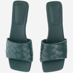 SANDALI IN PELLE CON MOTIVO INTRECCIATO 837737 V2ED03134 BOTTEGA VENETA 