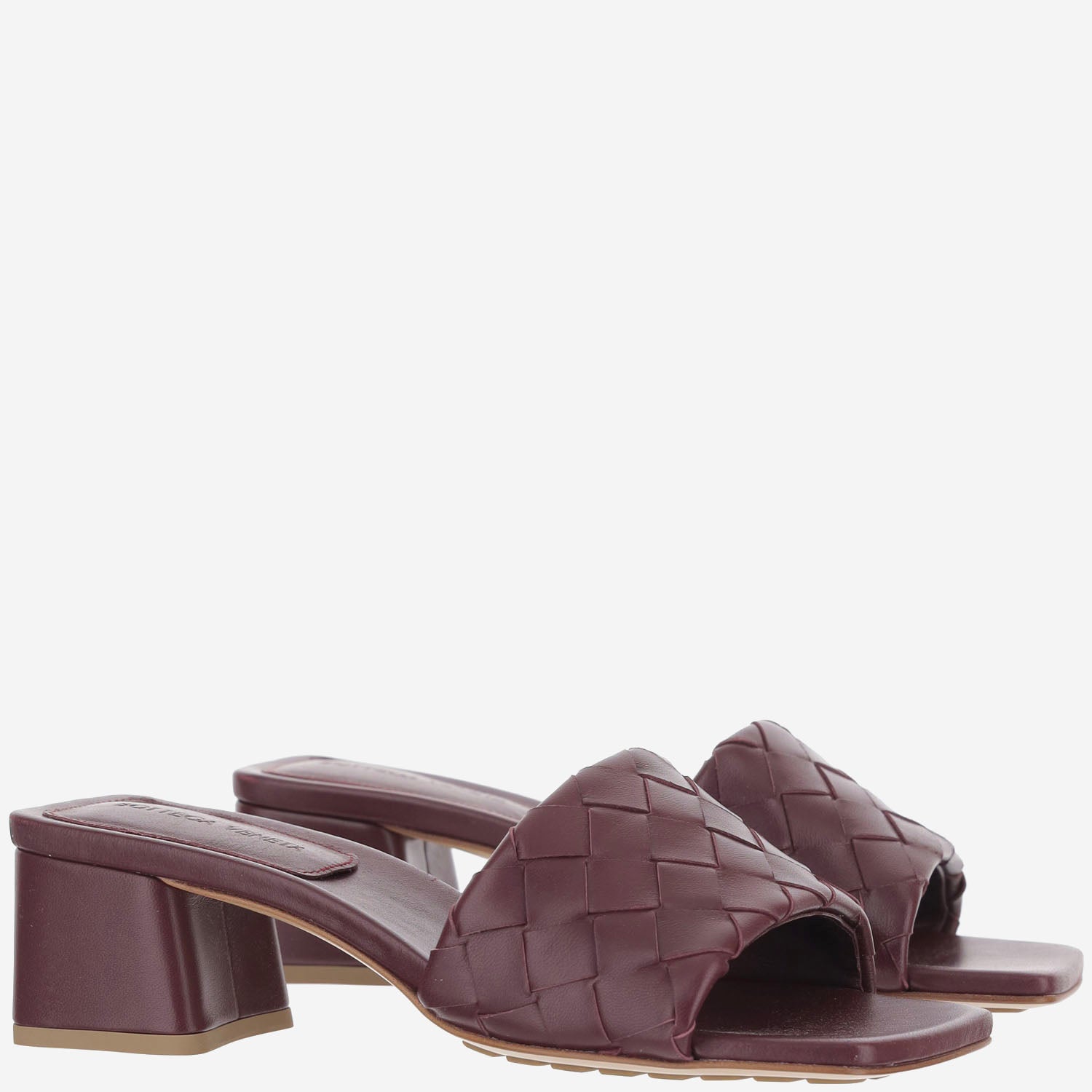 SANDALI IN PELLE CON MOTIVO INTRECCIATO 838098 V2ED02240 BOTTEGA VENETA 
