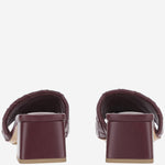 SANDALI IN PELLE CON MOTIVO INTRECCIATO 838098 V2ED02240 BOTTEGA VENETA 