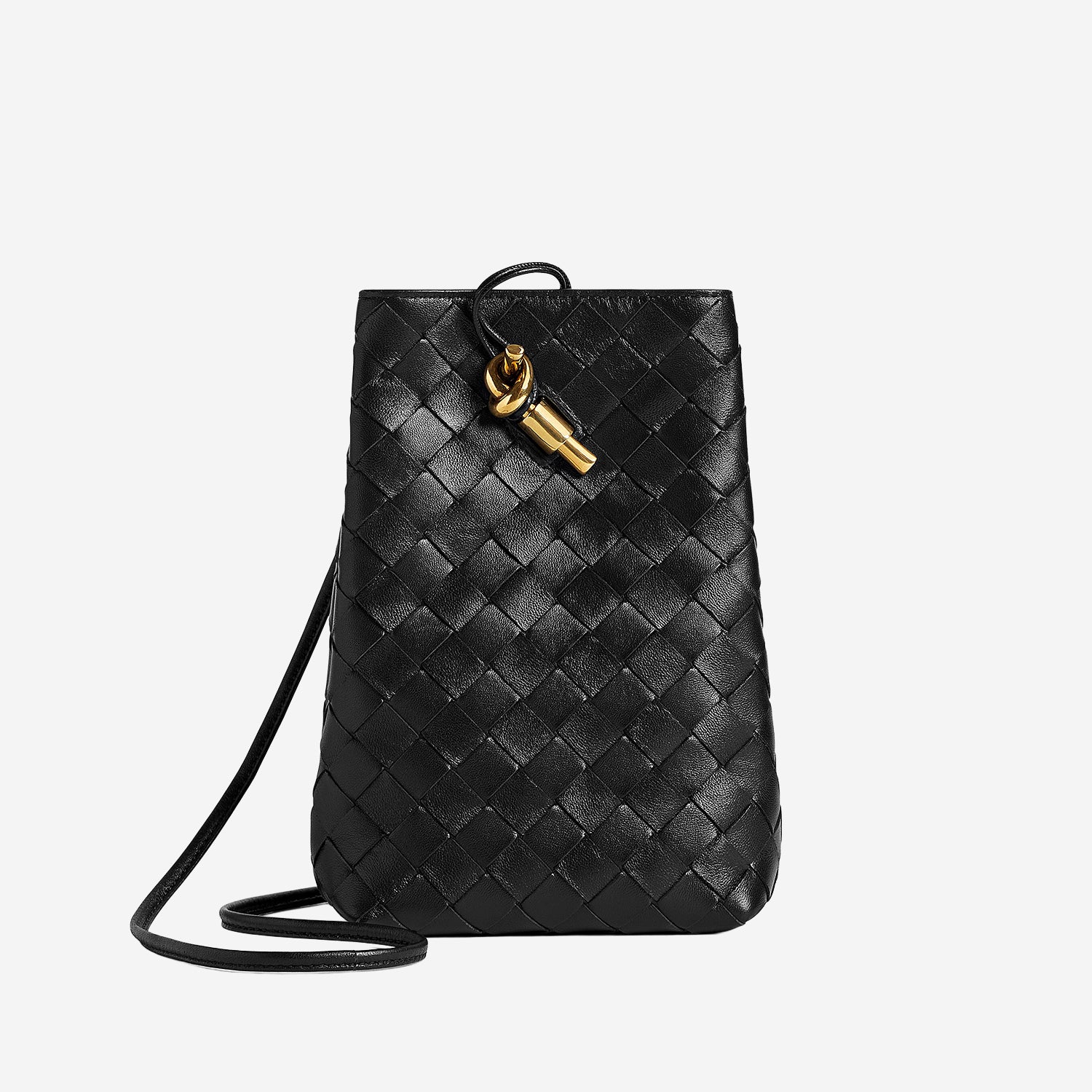 POCHETTE PER SMARTPHONE IN NAPPA 843890 VCPP01019 BOTTEGA VENETA 