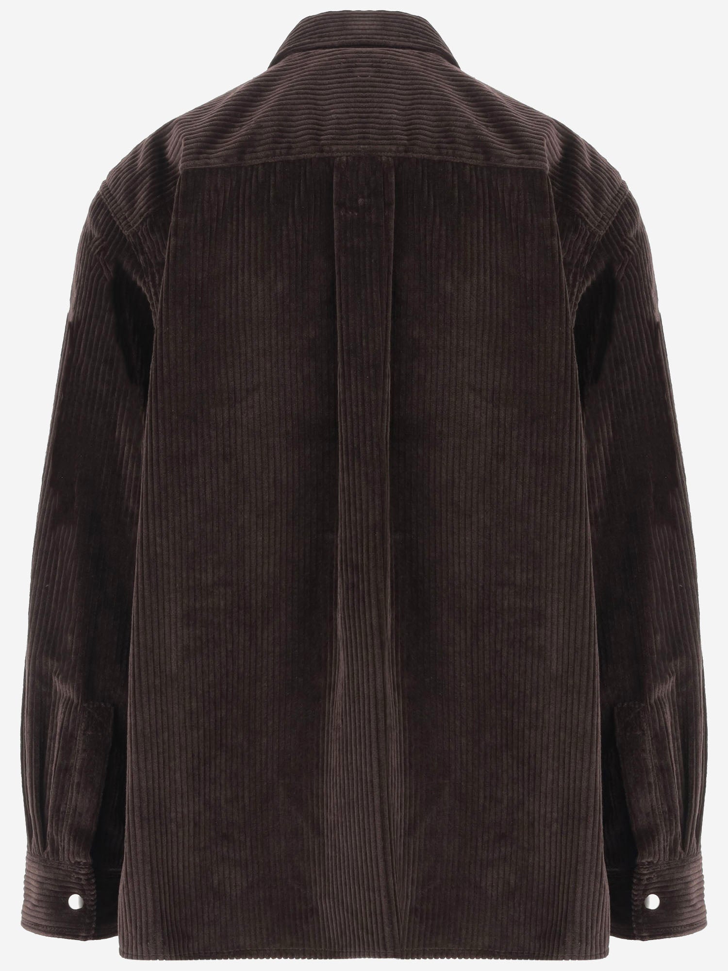 OVERSHIRT IN VELLUTO DI COTONE A COSTE 861018 V6O402135 BOTTEGA VENETA 