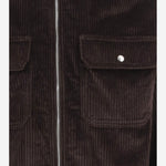 OVERSHIRT IN VELLUTO DI COTONE A COSTE 861018 V6O402135 BOTTEGA VENETA 