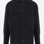 CAMICIA IN lana e cashmere 874951 V6NZ01010 BOTTEGA VENETA 