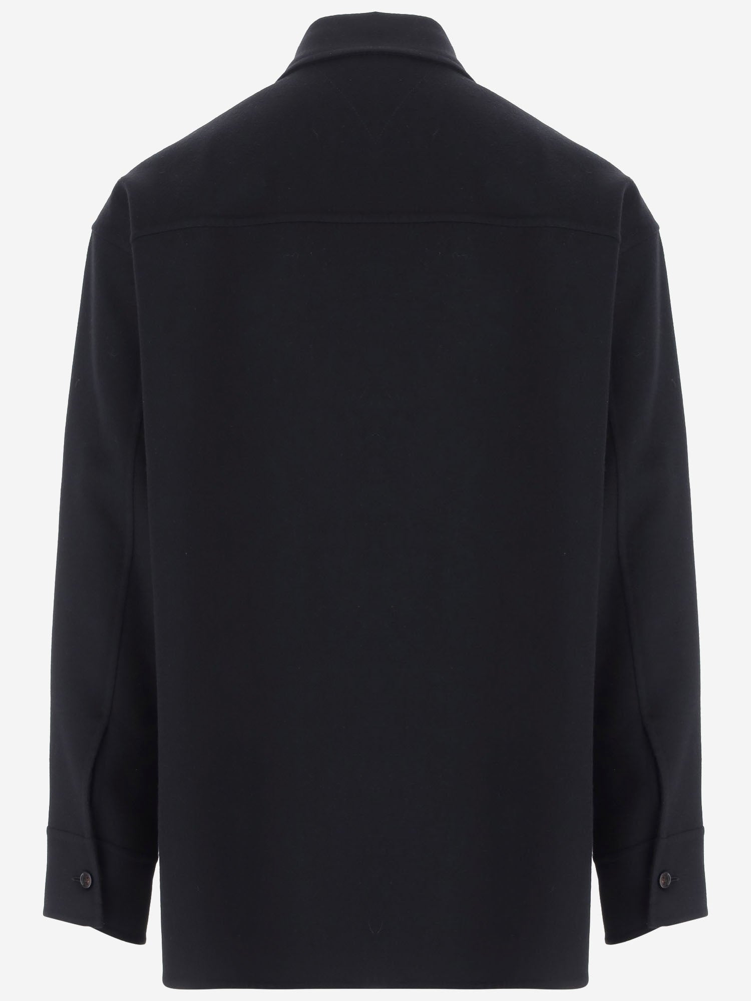 CAMICIA IN lana e cashmere 874951 V6NZ01010 BOTTEGA VENETA 