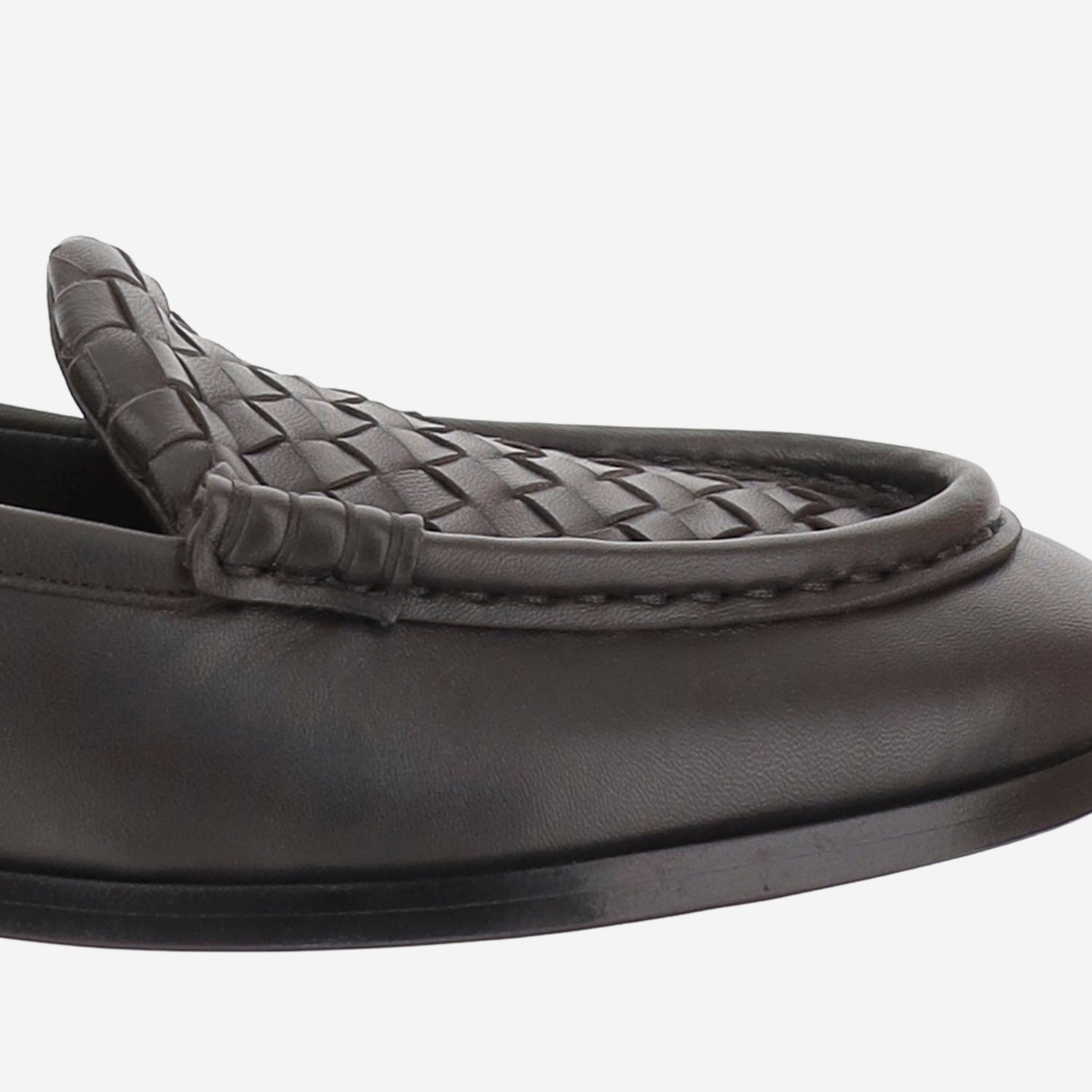 MOCASSINI IN NAPPA CON MOTIVO INTRECCIATO 876126 VBSDO2006 BOTTEGA VENETA 