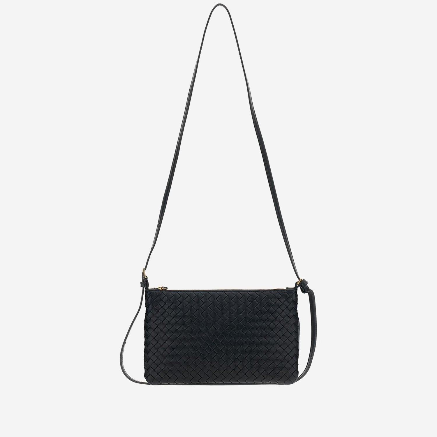 MINI BORSA A TRACOLLA INTRECCIATA IN PELLE 876625 V0HW01007 BOTTEGA VENETA 