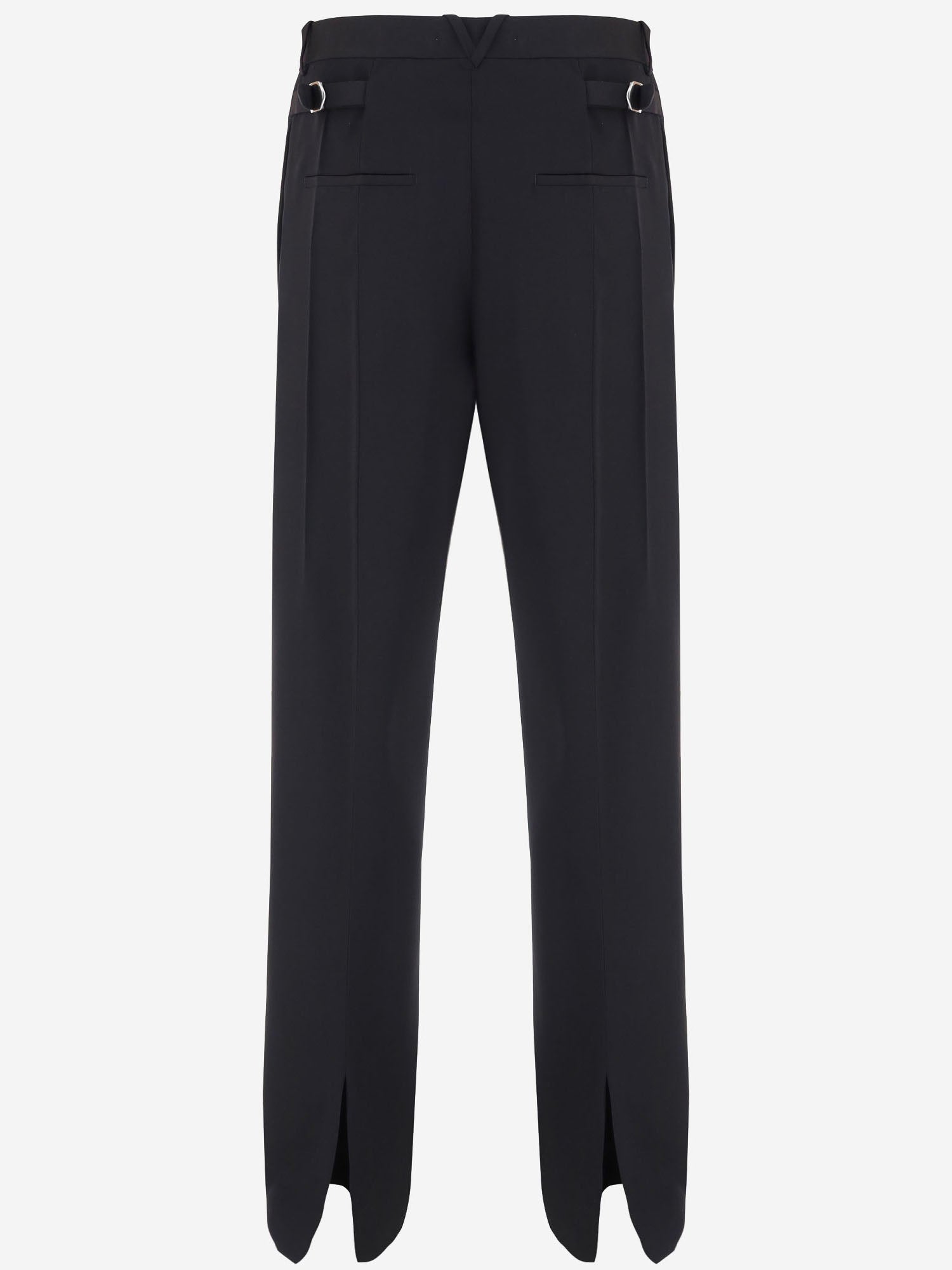 PANTALONI SARTORIALI IN LANA A001PE V66I01010 BOTTEGA VENETA 