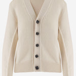 CARDIGAN IN MISTO LANA STRETCH A002SM V6N209107 BOTTEGA VENETA 