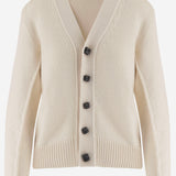 CARDIGAN IN MISTO LANA STRETCH A002SM V6N209107 BOTTEGA VENETA 