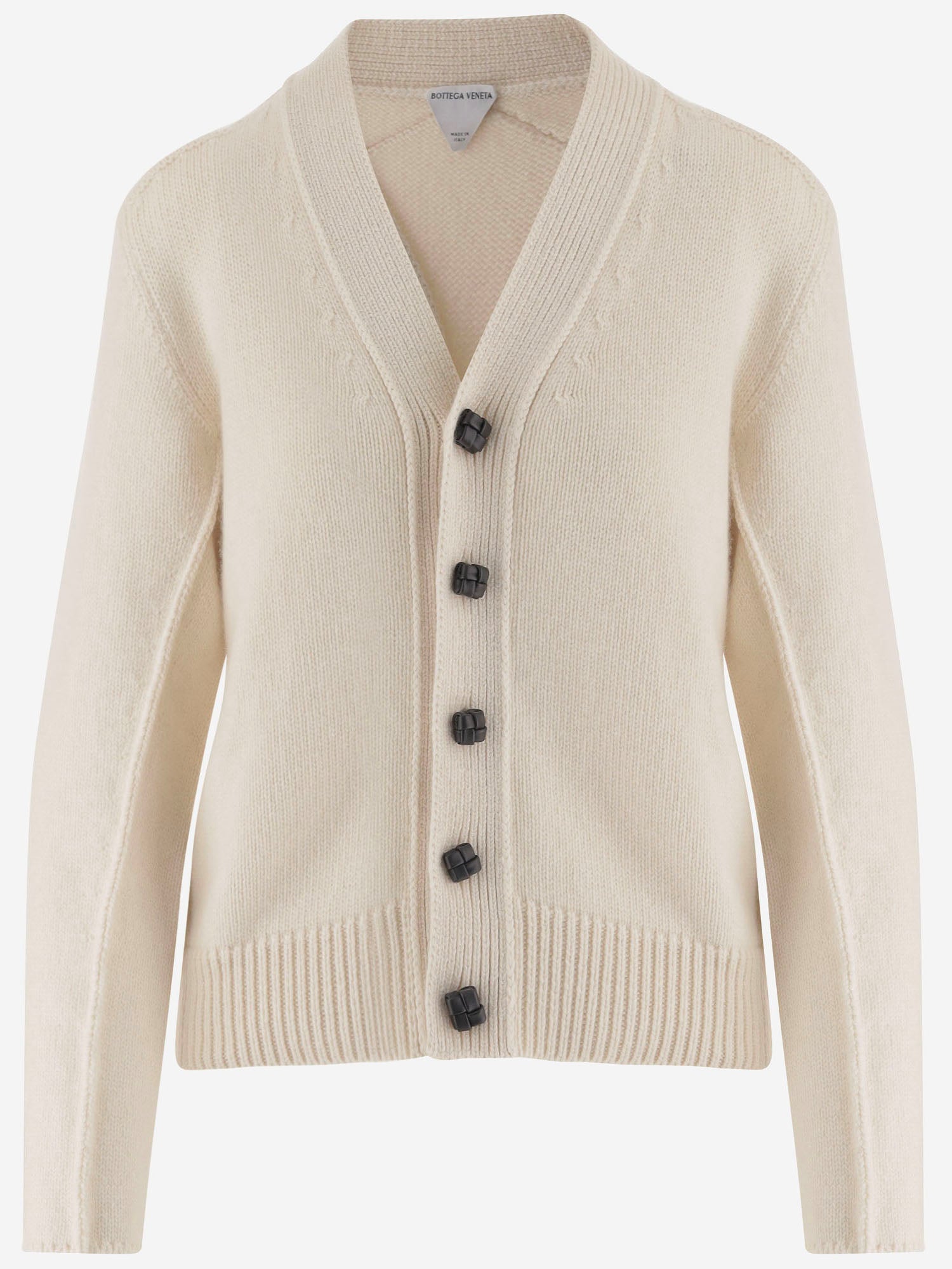CARDIGAN IN MISTO LANA STRETCH A002SM V6N209107 BOTTEGA VENETA 