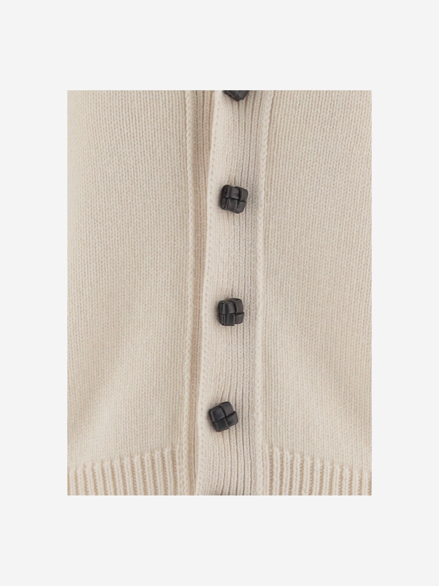CARDIGAN IN MISTO LANA STRETCH A002SM V6N209107 BOTTEGA VENETA 