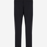 PANTALONI IN LANA GRAIN DE POUDRE A003XT V66I01010 BOTTEGA VENETA 
