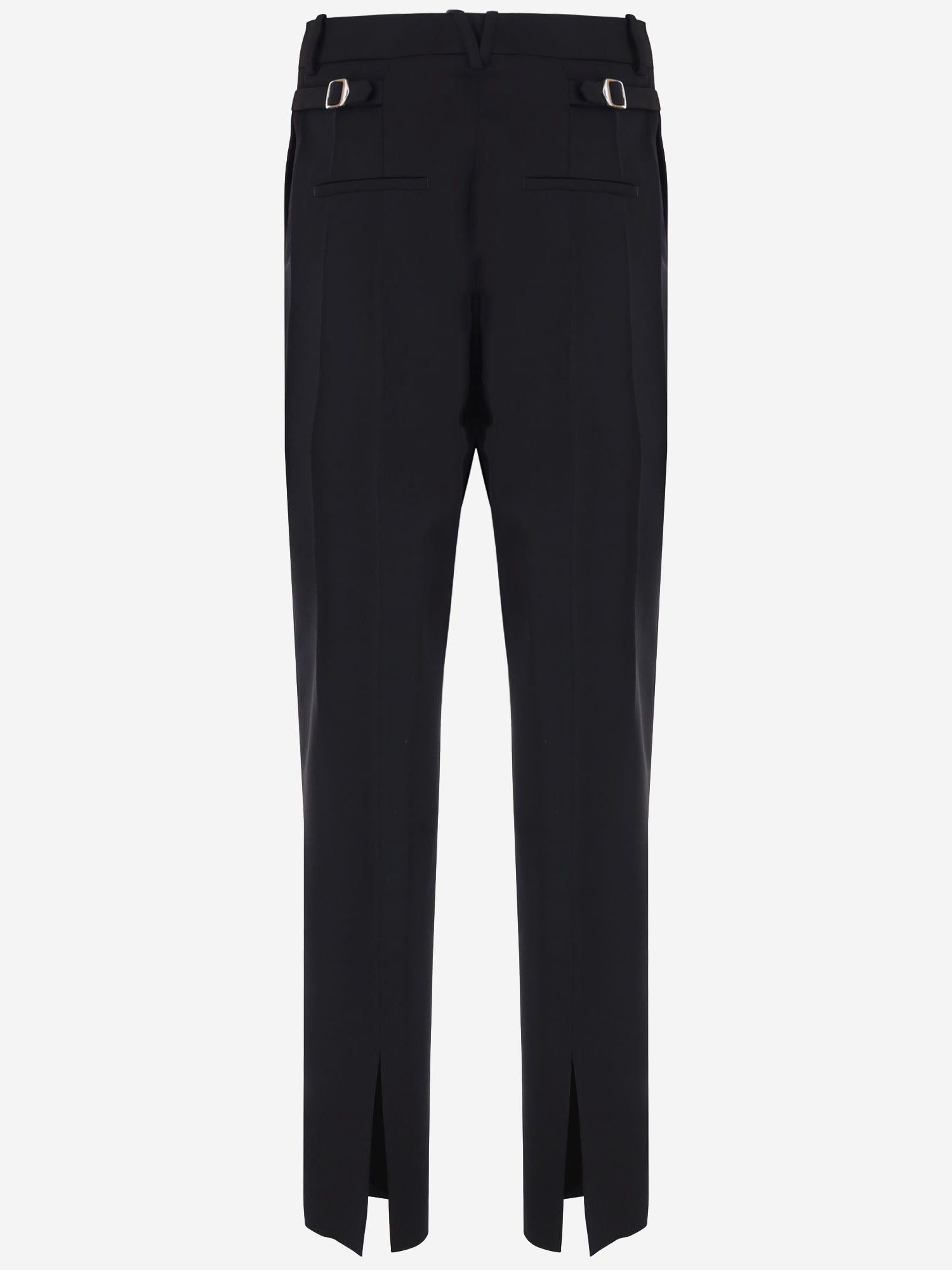 PANTALONI IN LANA GRAIN DE POUDRE A003XT V66I01010 BOTTEGA VENETA 