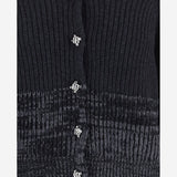 Cardigan in lana e cashmere con lavorazione a coste A004OD V6WI01994 BOTTEGA VENETA 