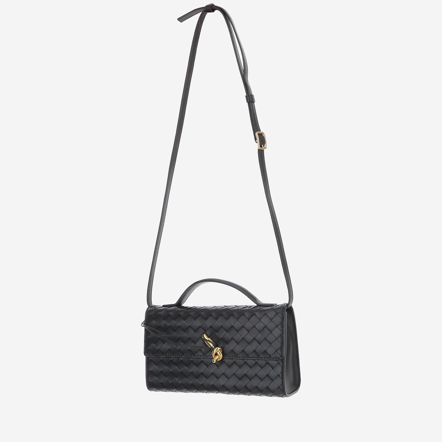 POCHETTE ANDIAMO IN PELLE CON MOTIVO INTRECCIATO A005PO V0HW01019 BOTTEGA VENETA 