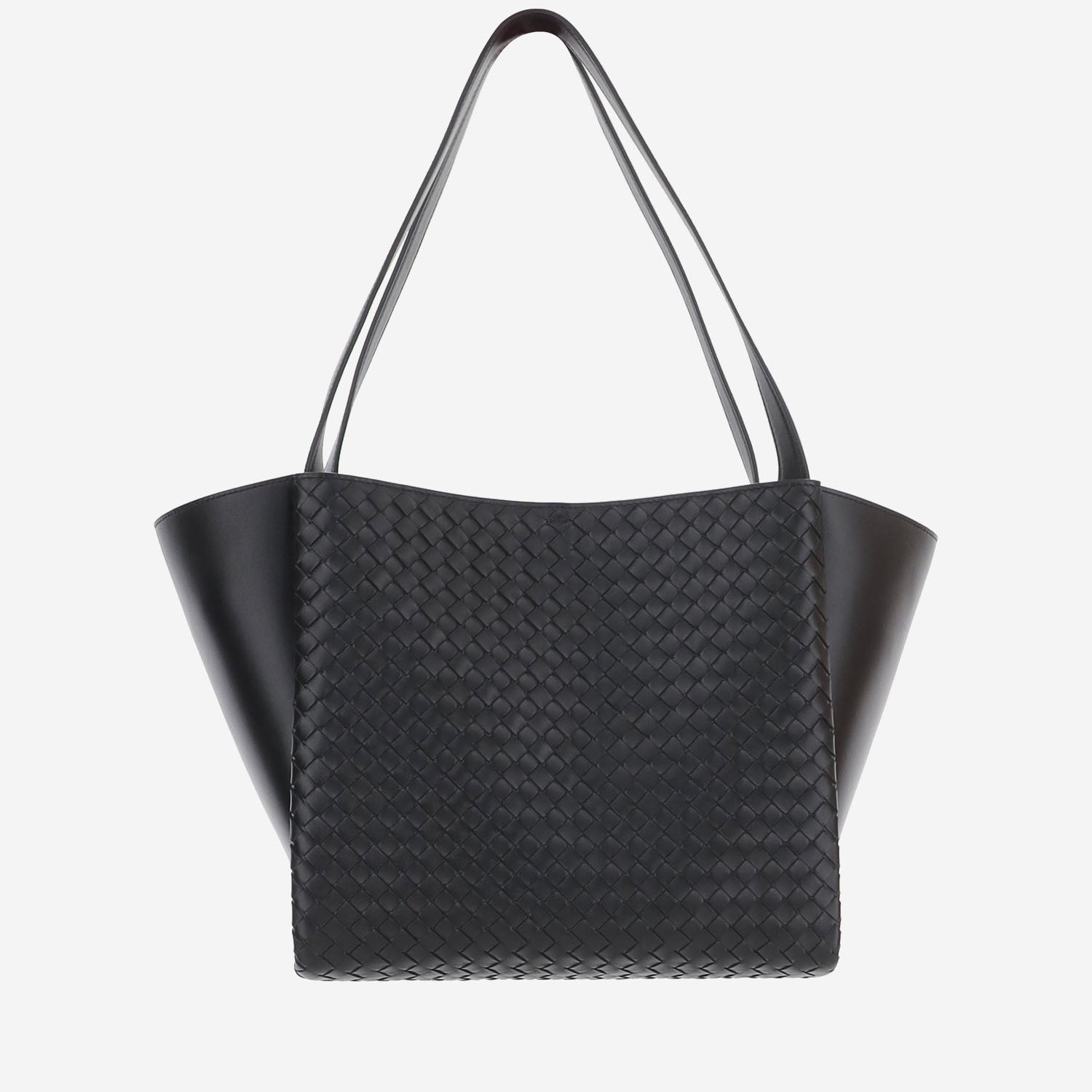 BORSA TOTE CORSO IN PELLE CON MOTIVO INTRECCIATO A006T5 V60G01007 BOTTEGA VENETA 
