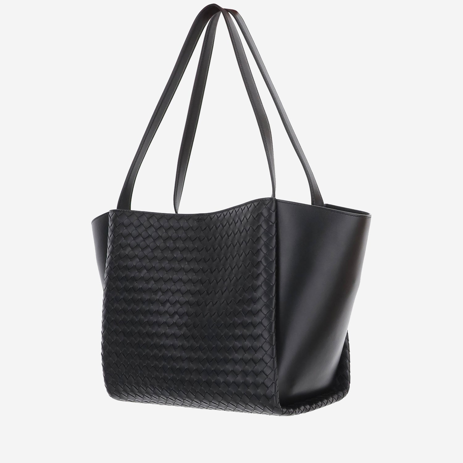 BORSA TOTE CORSO IN PELLE CON MOTIVO INTRECCIATO A006T5 V60G01007 BOTTEGA VENETA 