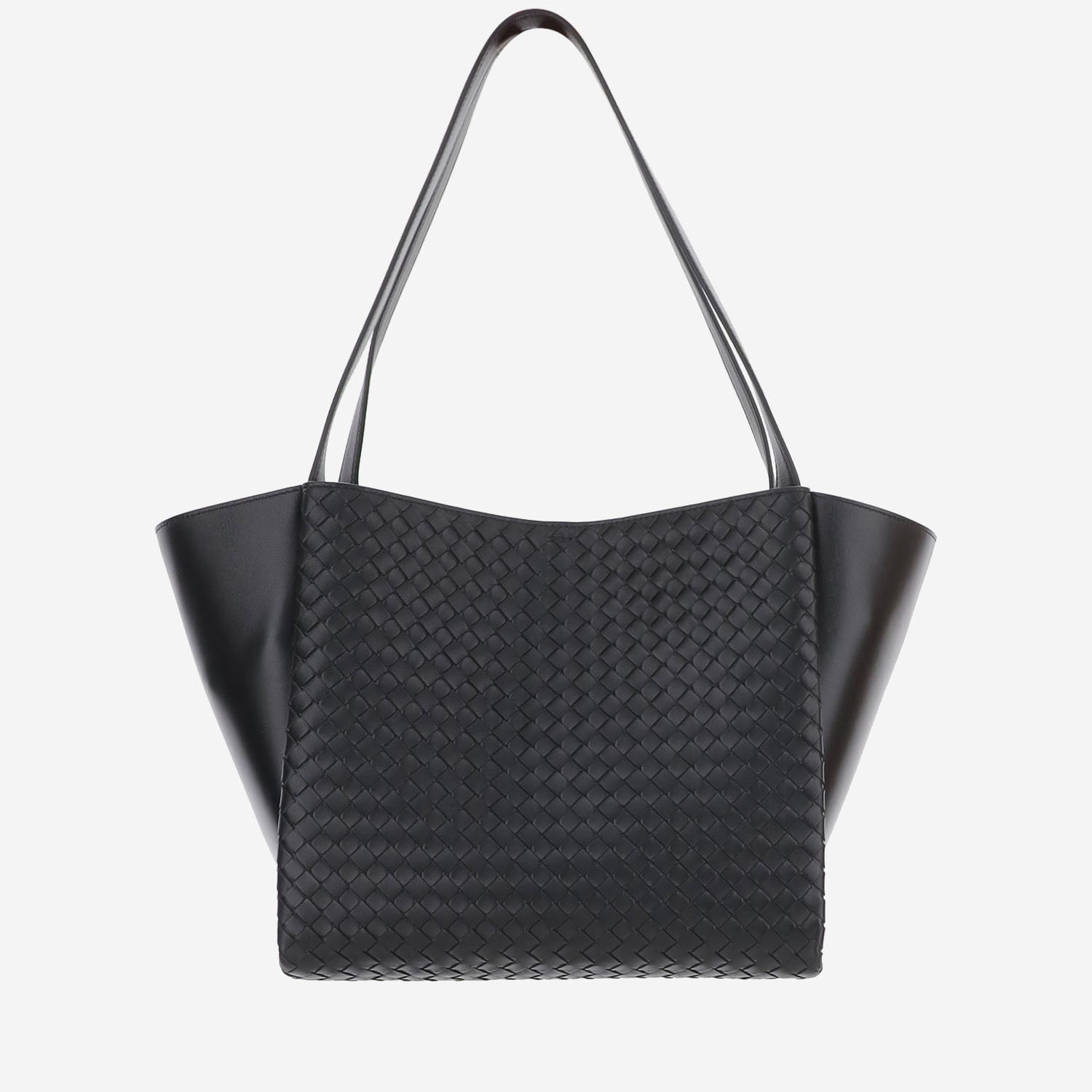 BORSA TOTE CORSO IN PELLE CON MOTIVO INTRECCIATO A006T5 V60G01007 BOTTEGA VENETA 