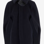 CAPPOTTO IN LANA E CASHMERE CON COLLETTO INTRECCIATO A007BC V6XY04071 BOTTEGA VENETA 